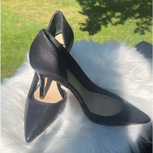 White House Black Market Ella’s Embossed Leather D’Orsay Pumps sz 6